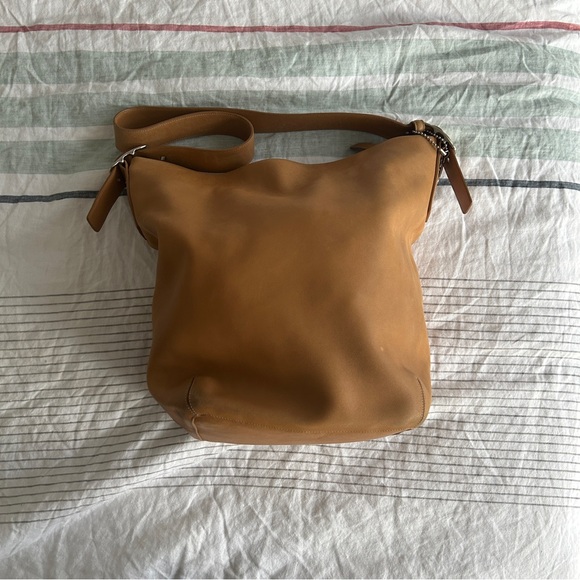 Coach Handbags - Vintage Coach 9151 Legacy Tan XL Bucket Bag